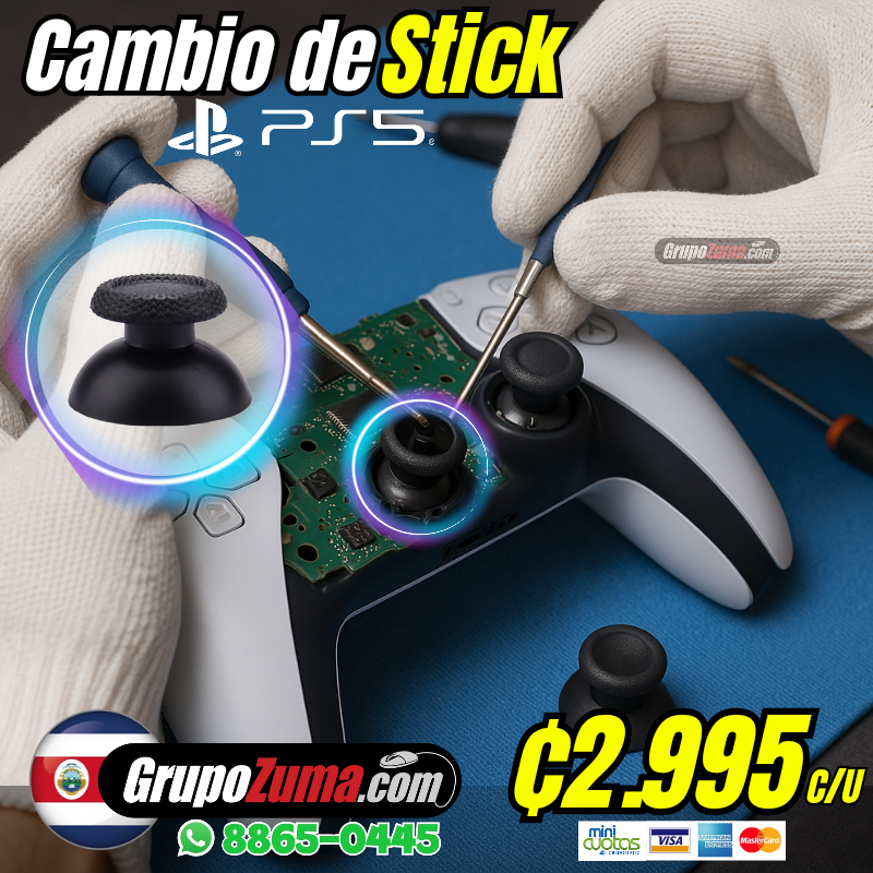 C4• CAMBIO DE STICK PARA CONTROLES PS4 & PS5