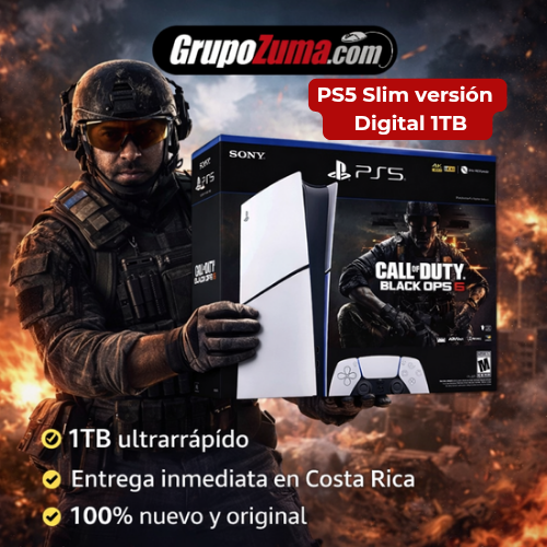 A3 PS5 SLIM DIGITAL INCLUYE CALL OF DUTY BLACK OPS 6