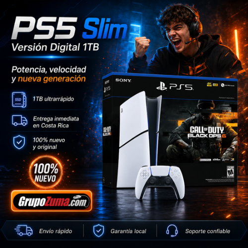 A3 PS5 SLIM DIGITAL DE 1TB, INCLUYE CALL OF DUTY BLACK OPS 6
