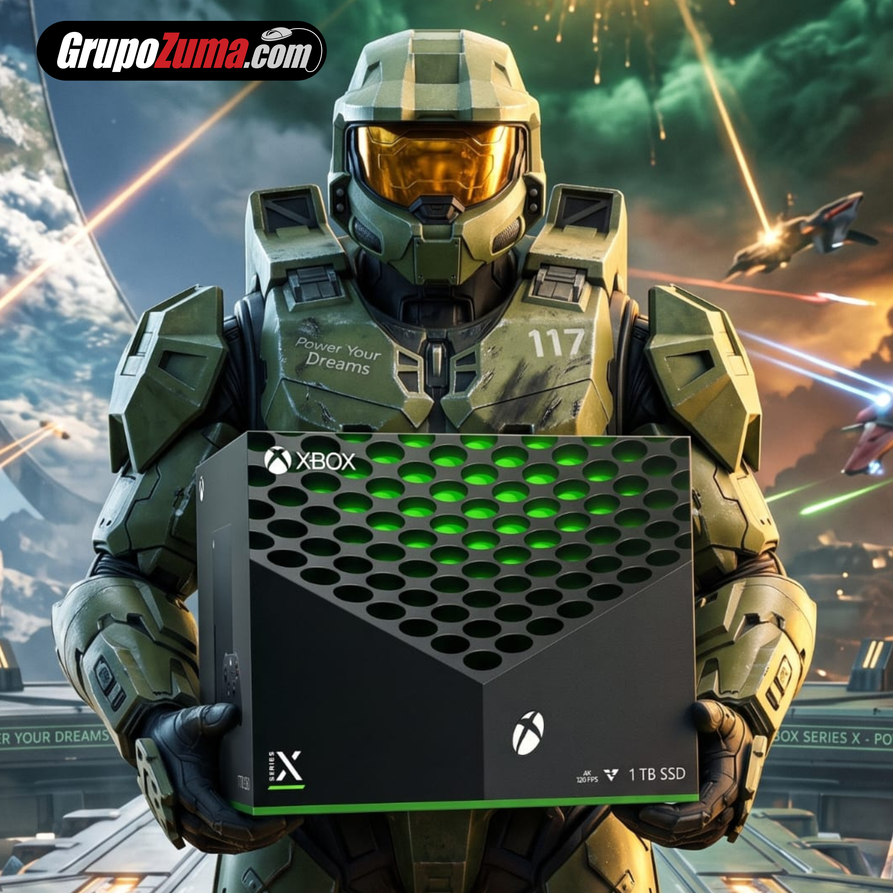 B4 Consola XBOX Series X Negra 1TB