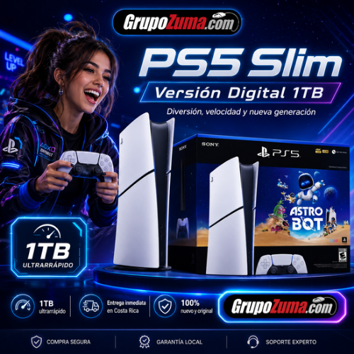 A4 ❤️ PS5 Digital de 1TB con el juego Astrobot ATENCIÓN ⚠️ ES la versión de 1TB (no la versión económica de 825gb)