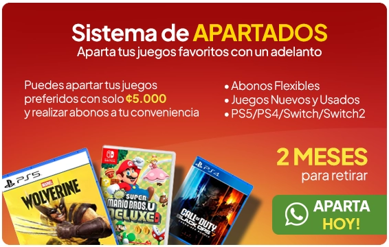 Sistema de apartados para juegos