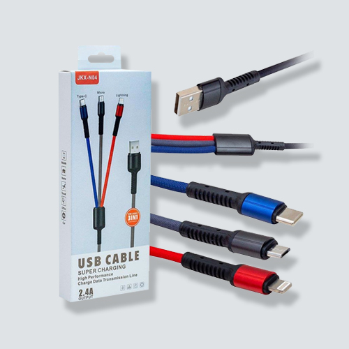 Cable USB Super Charging 3 en 1