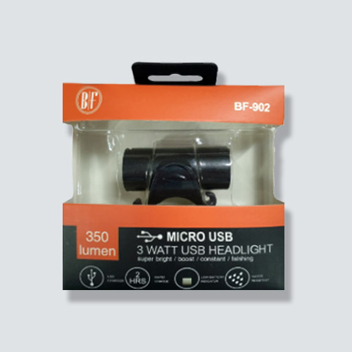 Luz para bicicleta con bateria recargable