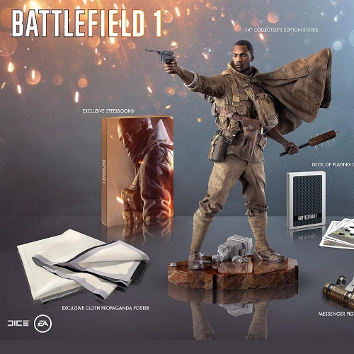 Battlefield 1 edición Coleccionista incluye figura y el juego de Xbox One