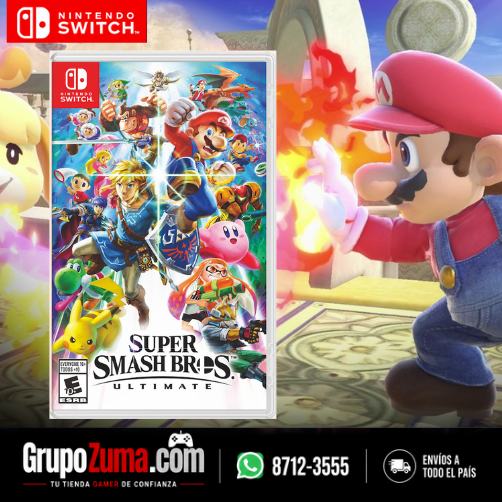 Super Smash Bros. Ultimate - Nintendo Switch - Nuevo