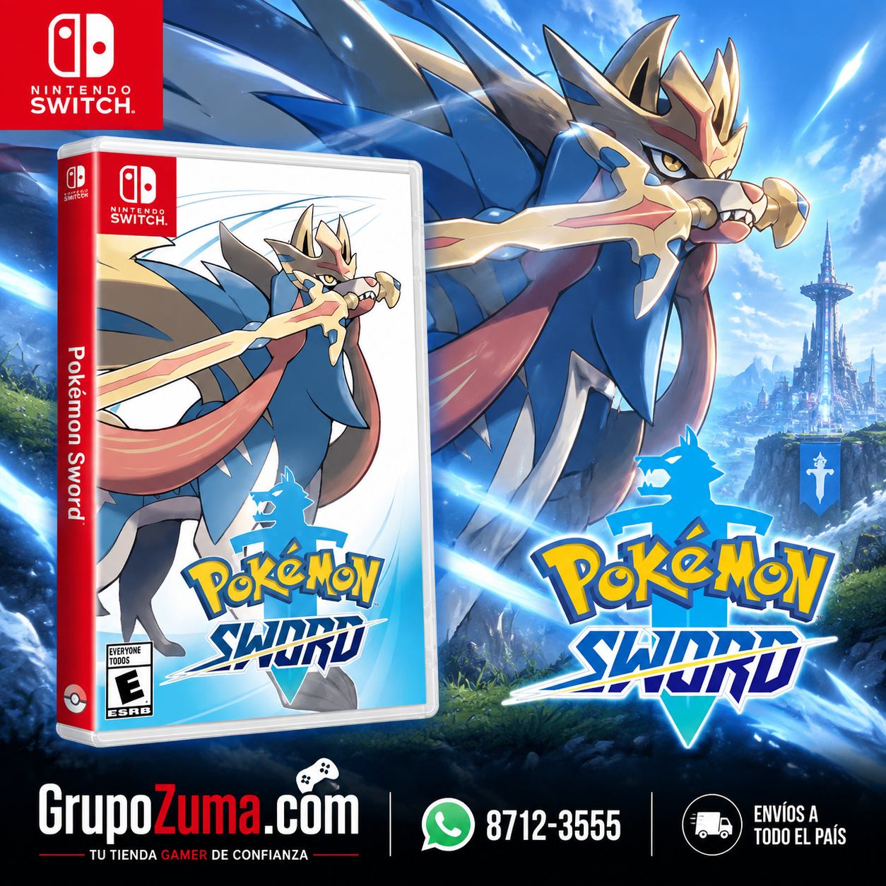 Pokémon Sword - Nintendo Switch - Nuevo