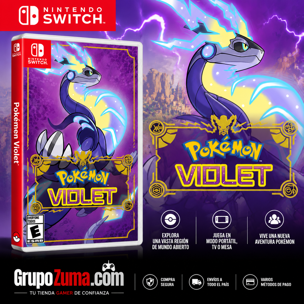 Pokémon Violet - Nintendo Switch - Nuevo