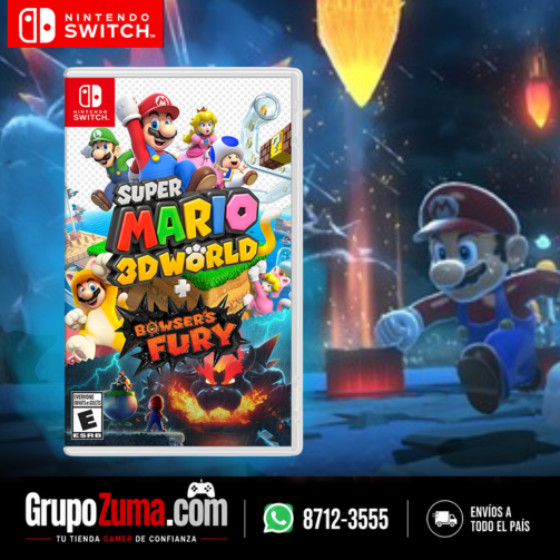 Super Mario 3D World + Bowser's Fury - Nintendo Switch - Nuevo