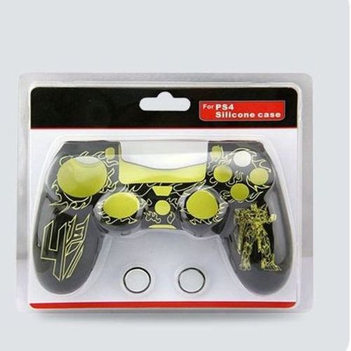 Protector De Silicona Transformers Amarillo Para Control De PS4